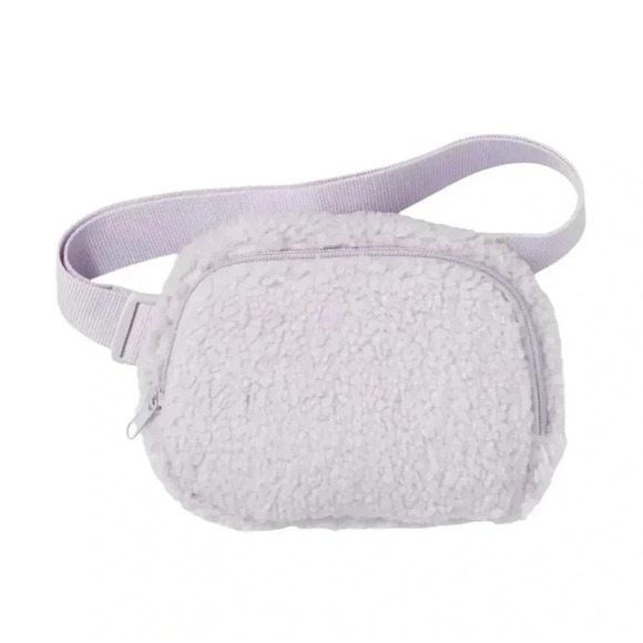 NWOT Sherpa Waist Sling Fanny Pack Bag - Picture 1 of 12